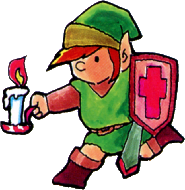 Link Holding The Candle - Candle (650x666), Png Download