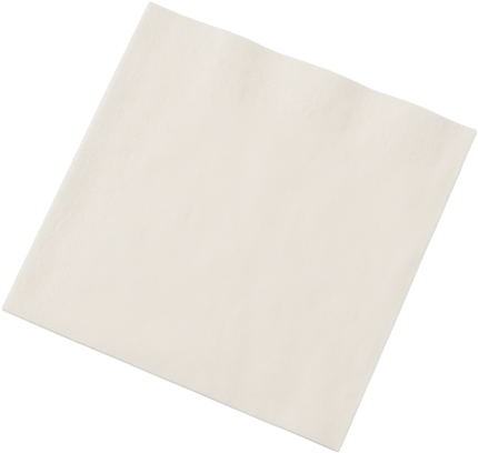 Napkin, Paper, 2-ply, 33x33cm, Cream - Construction Paper (640x640), Png Download
