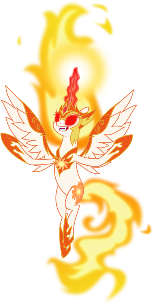 Evil Sun Goddess Png - Mlp Fim Day Breaker (525x1024), Png Download