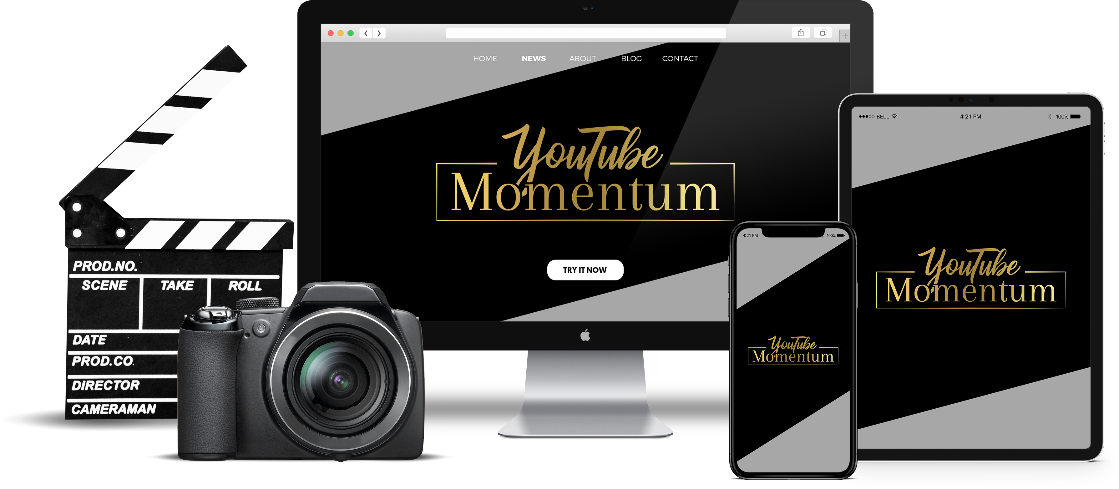 Camera Lens (3902x1692), Png Download