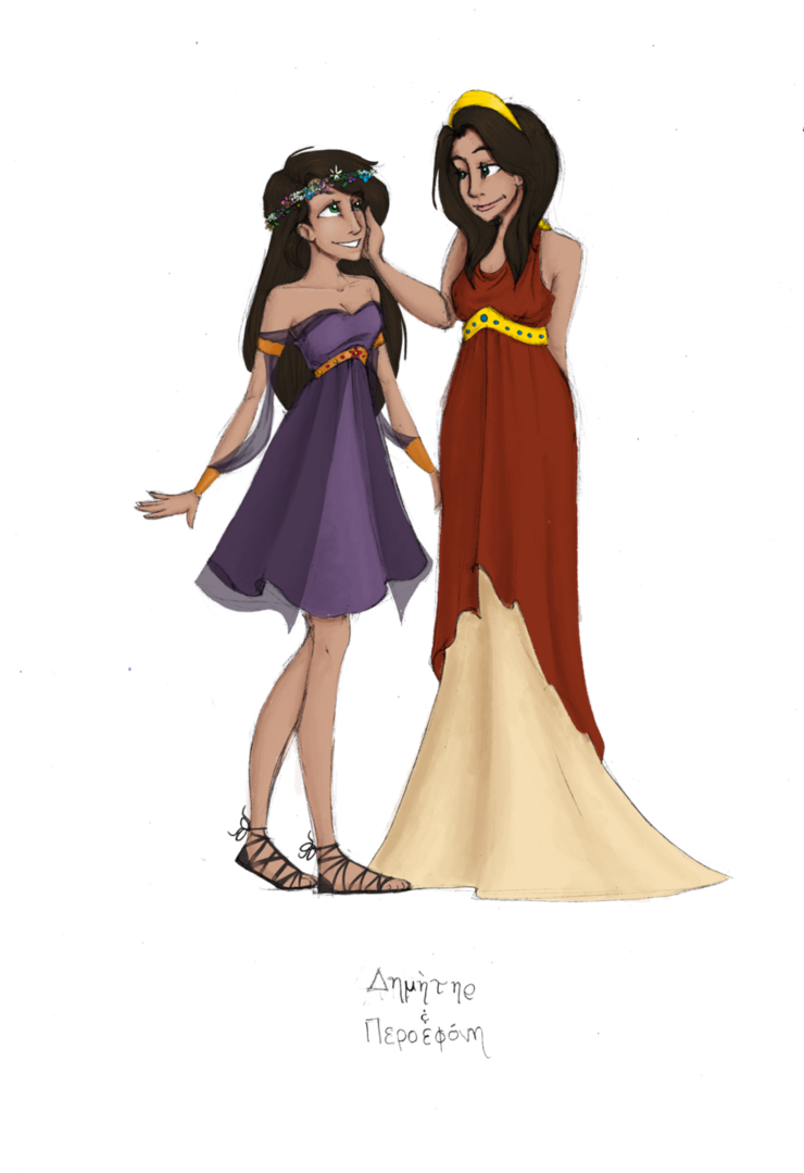 Goddess Clipart Persephone - Persephone Goddess Percy Jackson (740x1079), Png Download