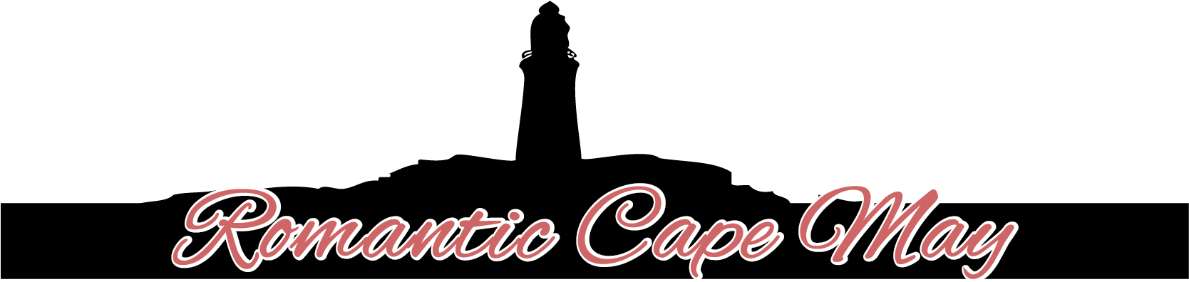 Romantic Cape May - Silhouette (1667x428), Png Download