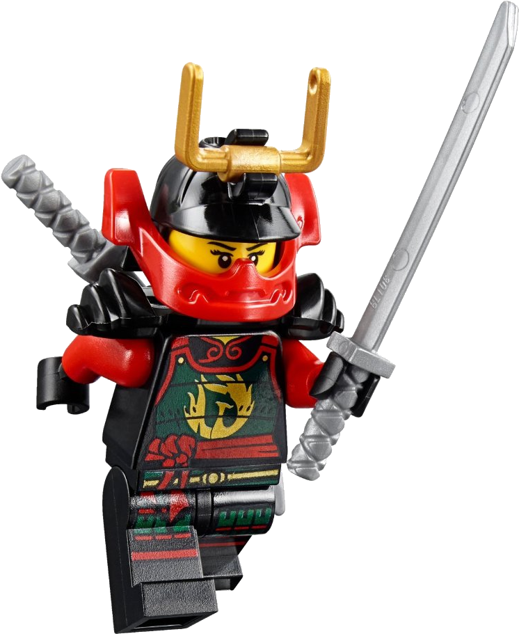 Lego Ninjago Nya Samurai (758x919), Png Download