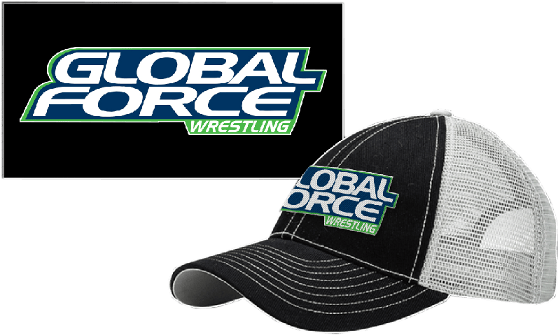 Global Force Wrestling Black And Grey Ballcap - Global Force Wrestling (800x800), Png Download