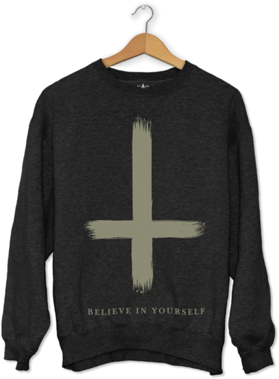 Image Of Believe In Yourself Pullover - Frases De Fallas Para Sudaderas (560x560), Png Download