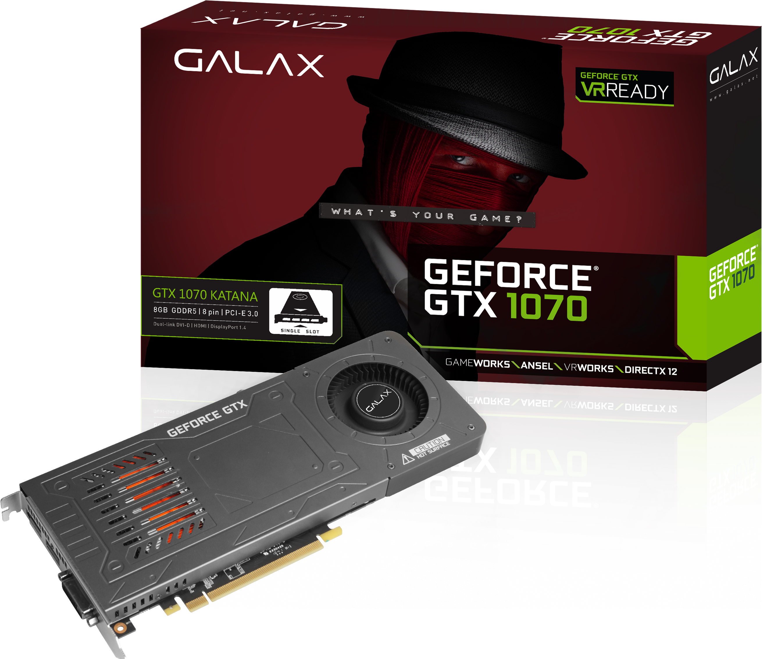 Party Blower Png - Geforce Gtx 1070 Katana (2910x2279), Png Download