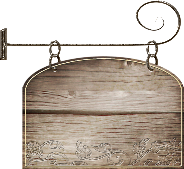 Hanging Sign Png (640x588), Png Download