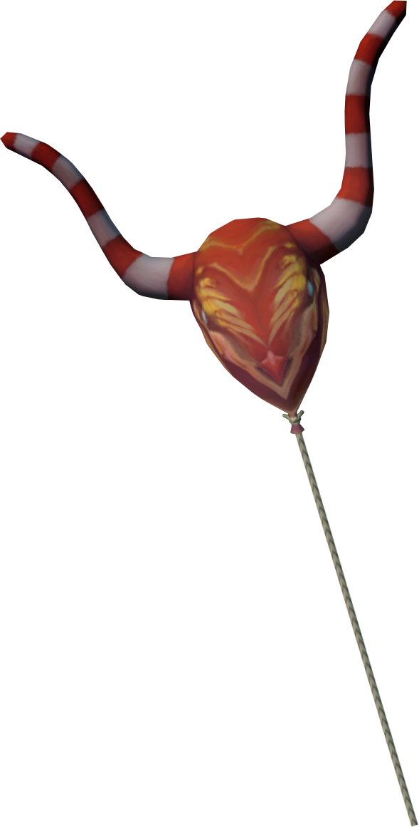 The Clawdia Balloon Is Obtained As A Drop By Defeating - Texas Longhorn (589x1161), Png Download