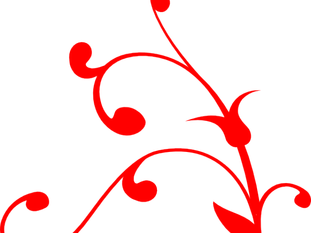 Swirls Clipart Black And White - Tree Branch Clip Art (640x480), Png Download