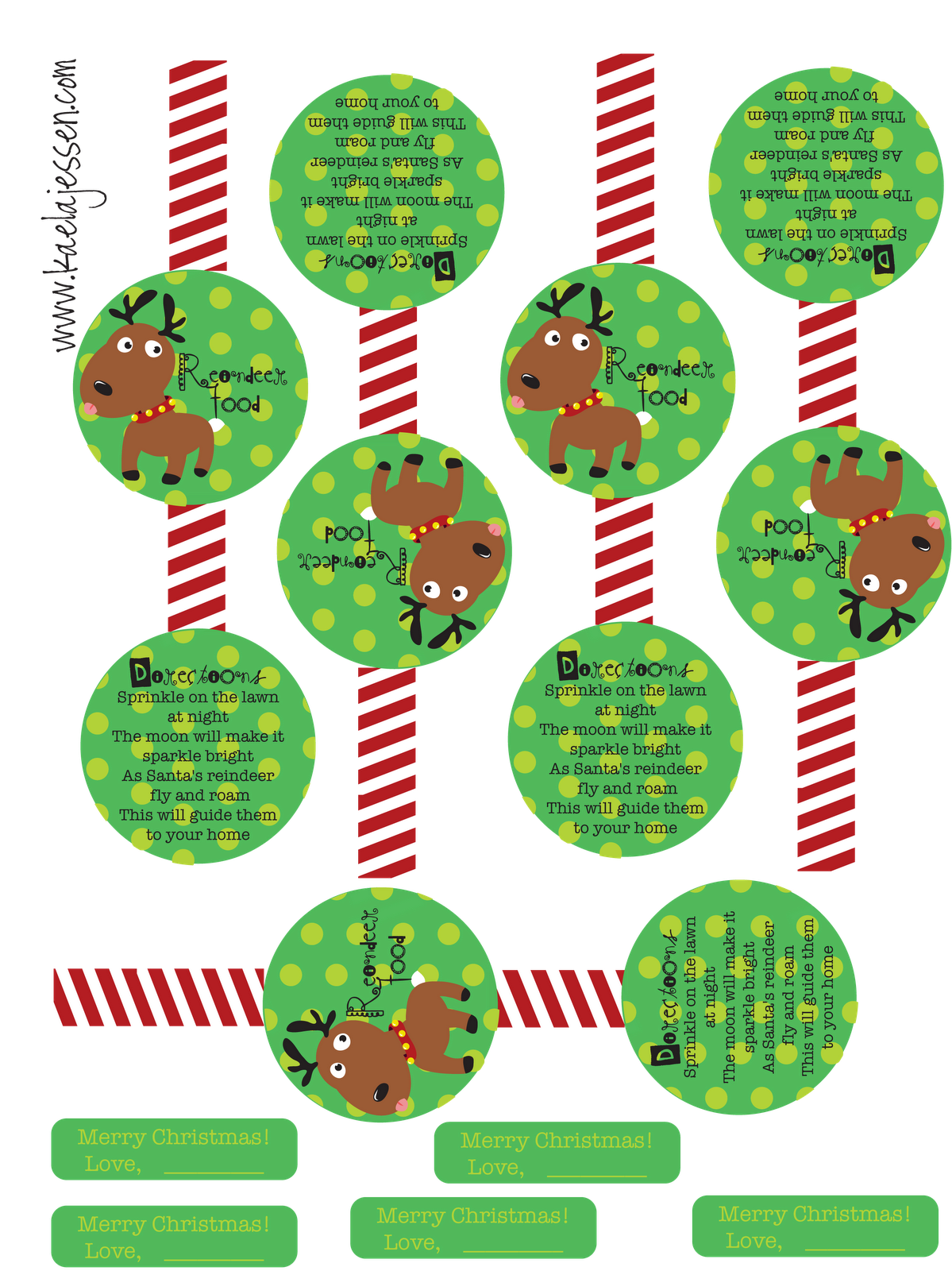 Food Label Printable Labels For Christmas - Reindeer Food Labels (1199x1600), Png Download
