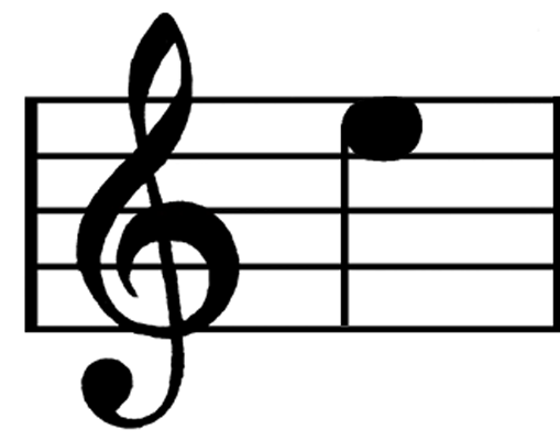 High Notes And Low Notes - High F Music Note (800x400), Png Download