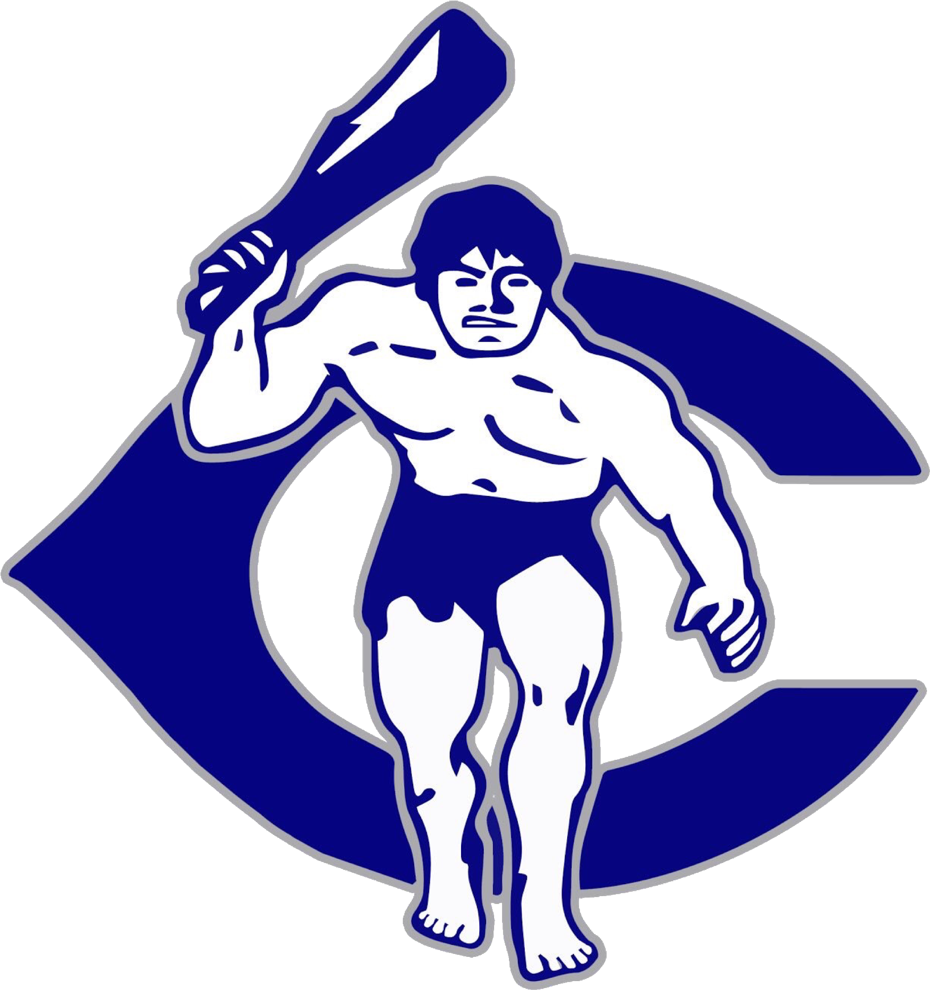 Carlsbad Cavemen Football Logo (1967x2048), Png Download