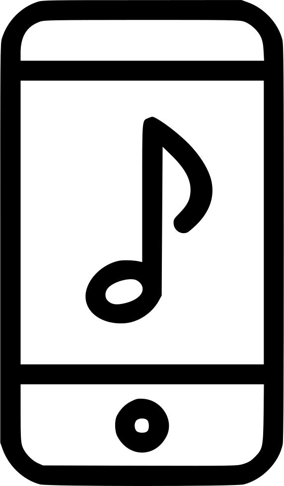 Music Note Playing Ipod Comments (572x980), Png Download