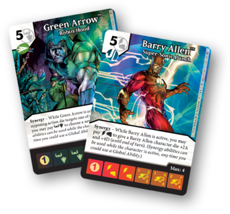 Inserted Randomly Into Gravity Feeds, The Foil Packs - Dice Masters Green Arrow And The Flash Card List (781x728), Png Download