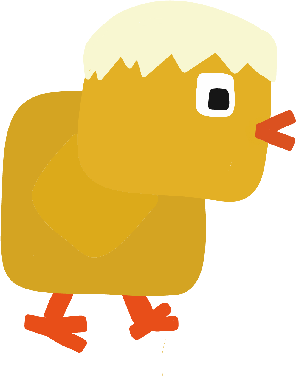 Mobile Drawings - Duck (1462x1414), Png Download