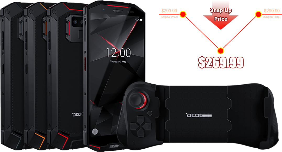 The World's First Rugged Gaming Smartphone - Gaming Doogee S70 (1115x661), Png Download
