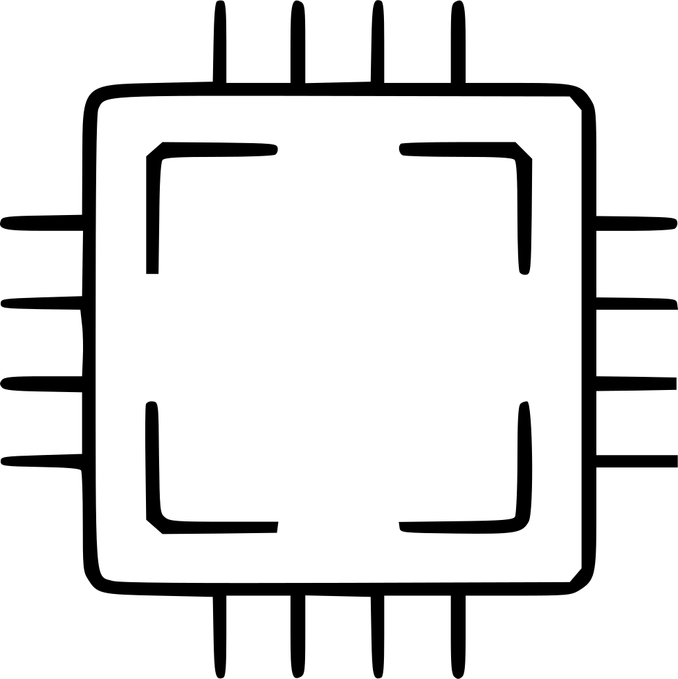 Cpu Processor Computer Desktop Tower Pc Electronic - Diagram (980x982), Png Download