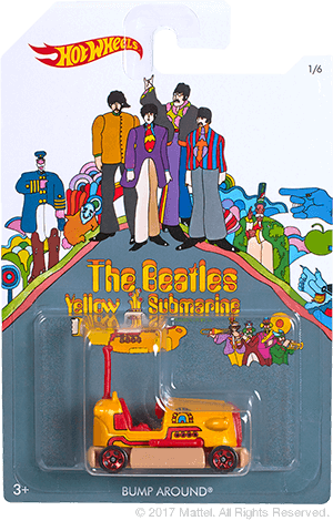 Bump Around - Hot Wheels The Beatles (300x470), Png Download