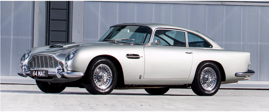 The Aston Martin Db5 Believed To Be The First Aston - Aston Martin Db5 (1319x390), Png Download