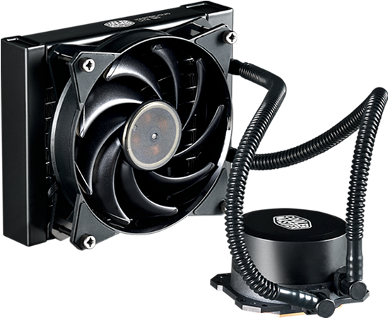 Cooler Master Masterliquid Lite 120 Cpu Cooler-mlw-d12m-a20pw-r1 (600x800), Png Download