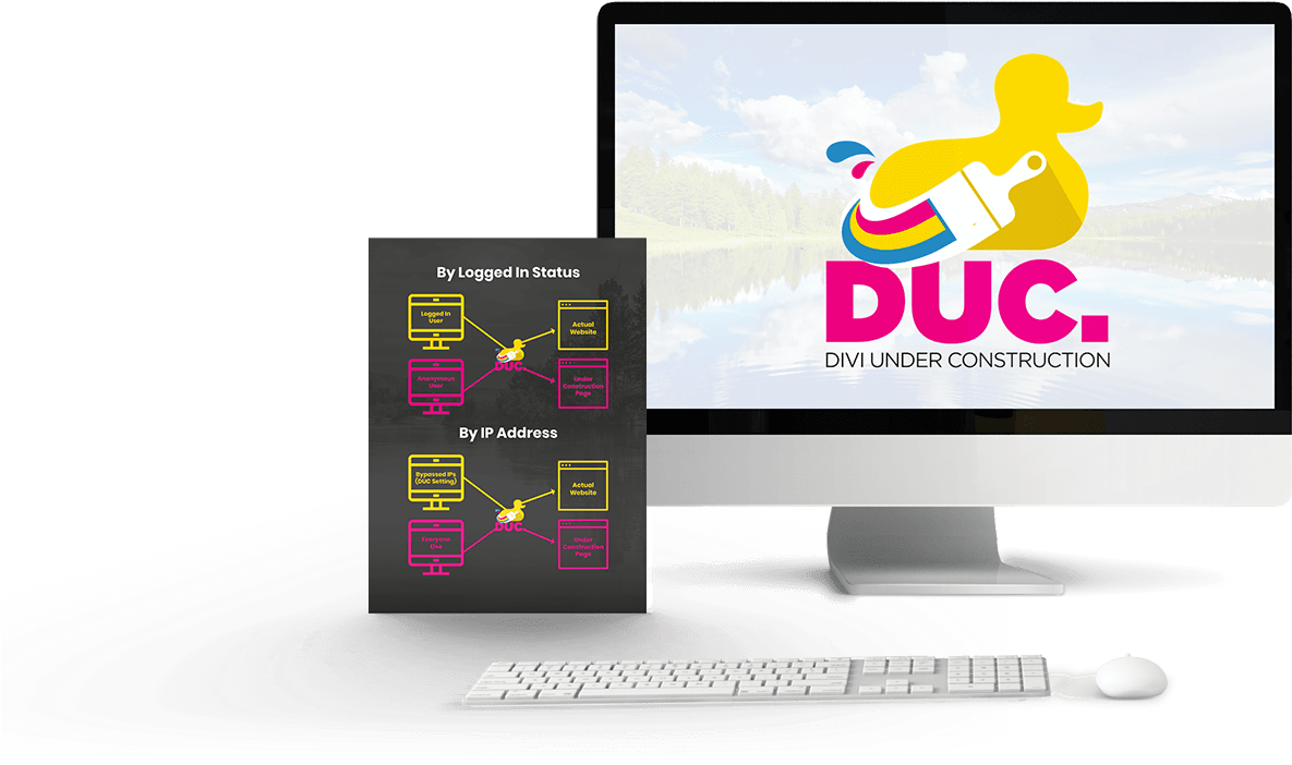 Divi Under Construction Plugin - Plug-in (2000x727), Png Download