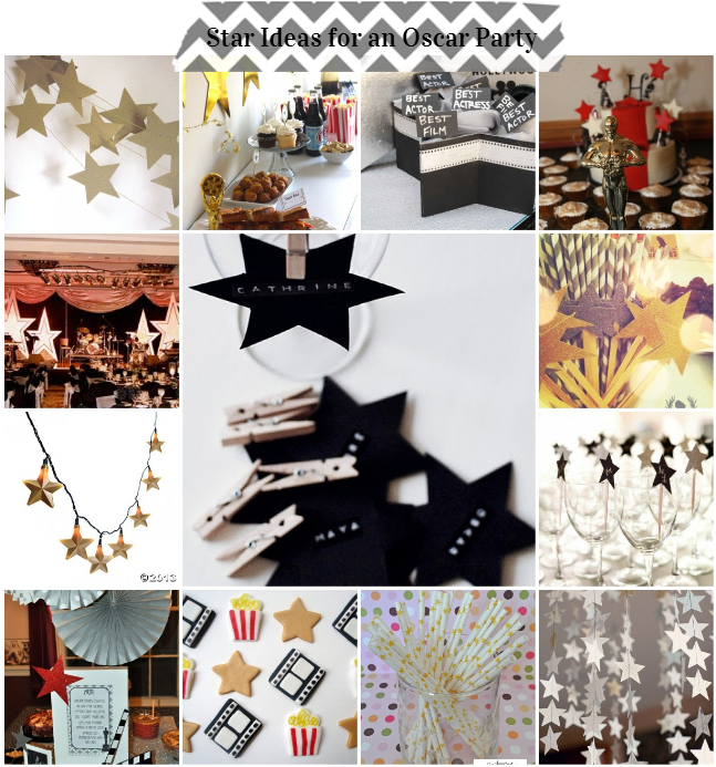 A Night With The Stars-oscar Party Ideas - Romantic Stars Paper Garland Banner Bunting Wedding (750x750), Png Download