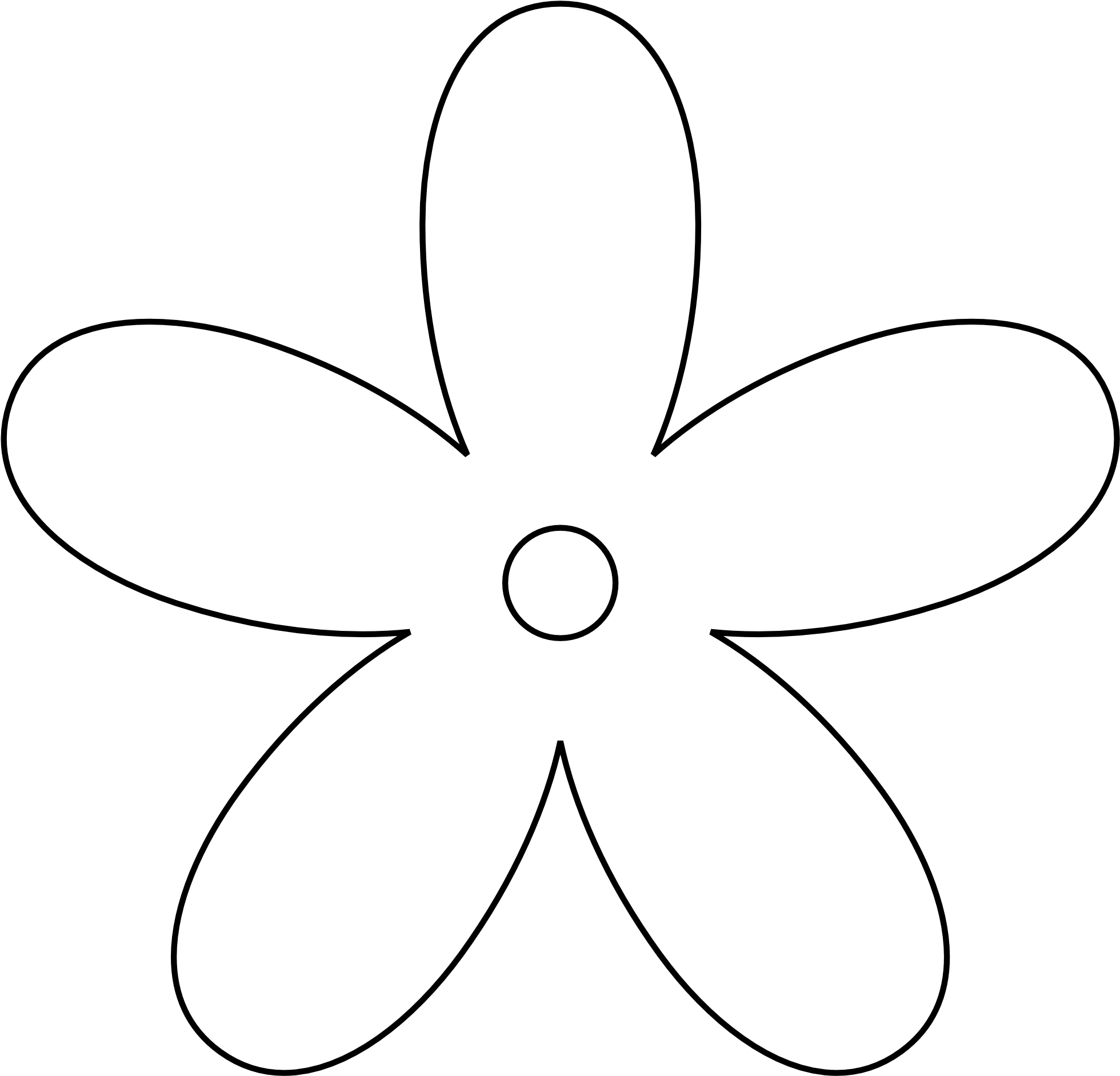 Retro Flower Clipart - Flower Clip Art White (1969x1952), Png Download