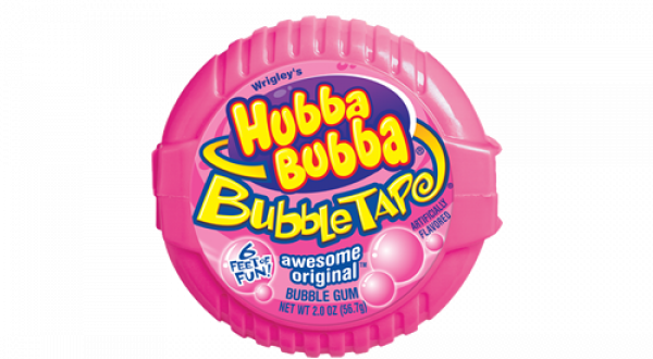Hubba Bubba Bubble Tape Original Flavor Buy It At Www - Hubba Bubba Tape Tropical (600x330), Png Download