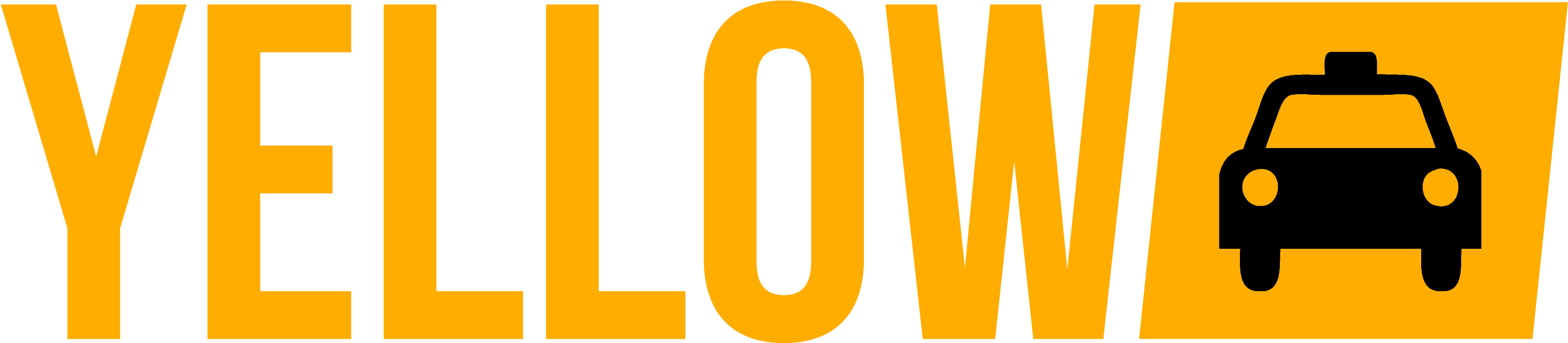 Yellow Cab Tri-valley Logo - Yellow Cab Taxi Logo (3142x986), Png Download