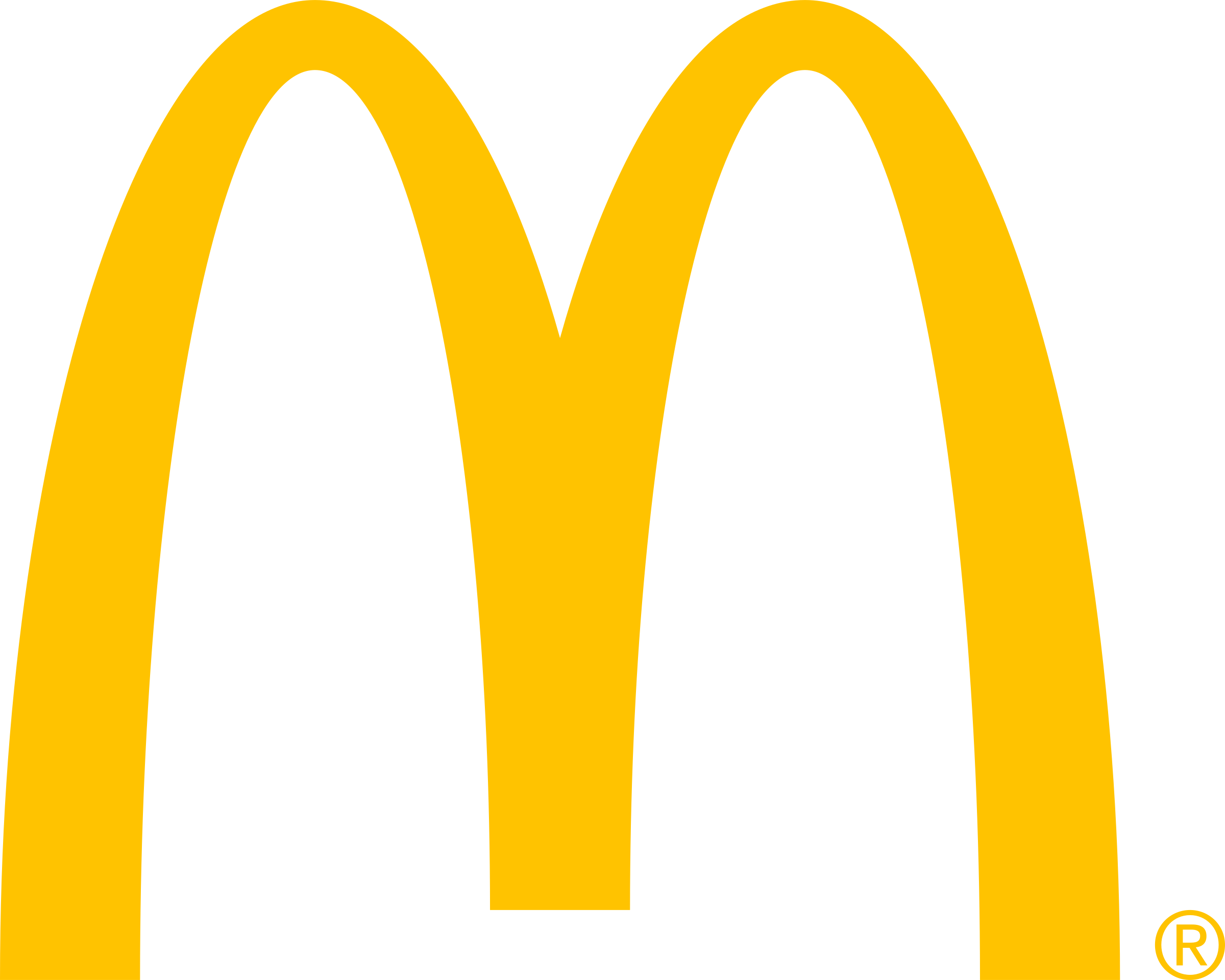 2000px-mcdonald's Golden Arches - Mcdonalds Logo Png (2000x1600), Png Download