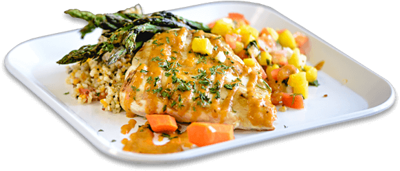 Healthy Pre Made Meals - Augmented Reality Food (582x249), Png Download