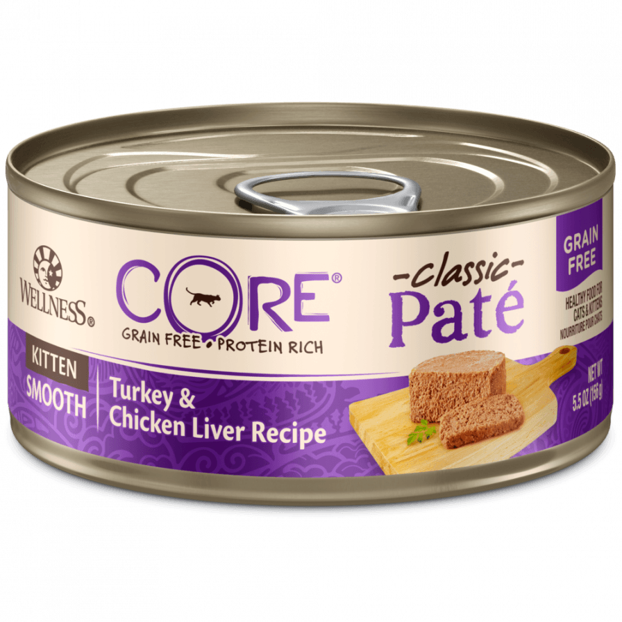 Wellness Core Grain Free Natural Kitten Health Turkey - Wellness Core Natural Canned Grain Free Wet Pate Cat (896x896), Png Download