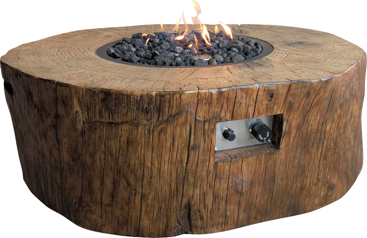 Fire Bowl Png - Fire Logs Coffee Table (740x481), Png Download