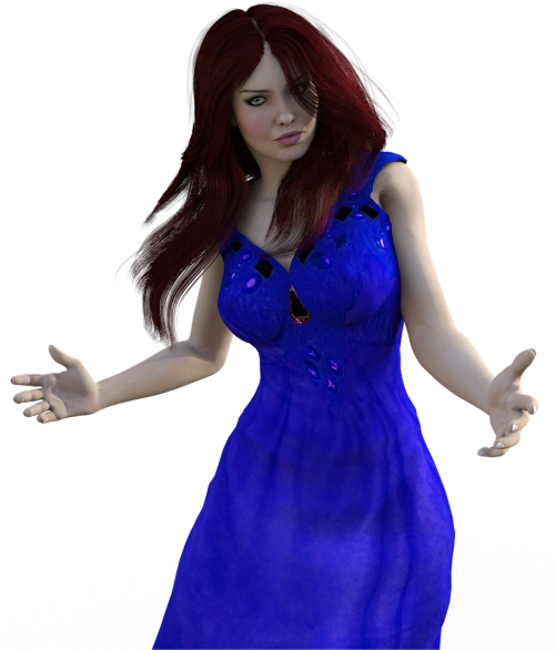 Background - Girl (500x625), Png Download