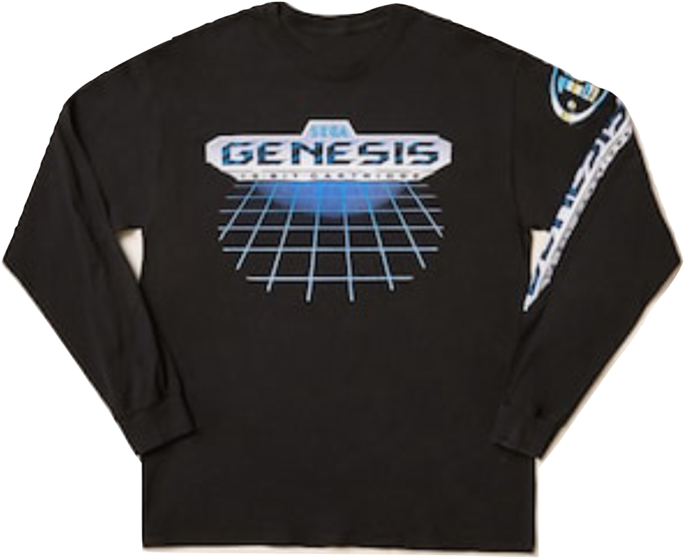Sega Genesis Long Sleeve - Sega Genesis (1024x859), Png Download
