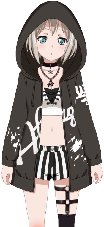 Rock And Glow Live2d Model - Live2d (680x940), Png Download