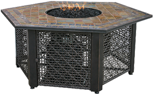 Download Chef Master Gad1374sp Fire Pit Outdoor Hexagon Fire