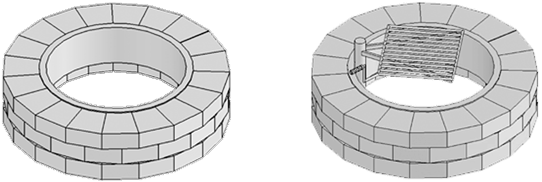 Rcp Fire Pit Kits - Fire Rings (600x203), Png Download