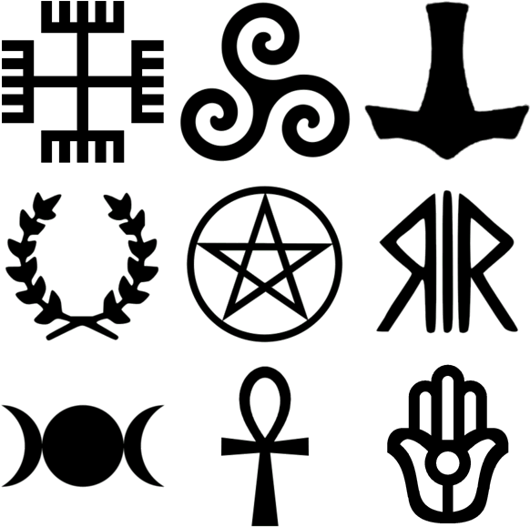 Pagan Religions Symbols - Pagan Symbols (600x600), Png Download