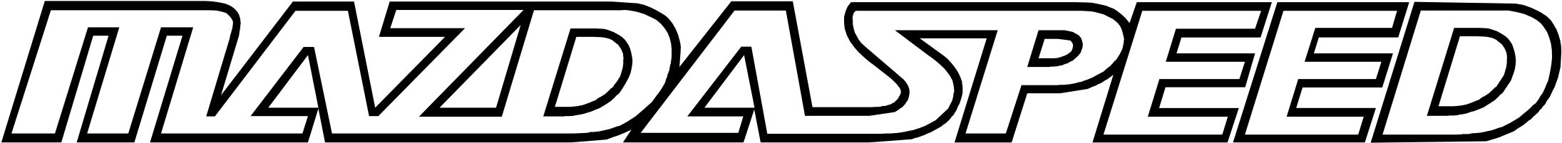 Mazda Speed Logo Png Transparent - Mazdaspeed (2400x2400), Png Download