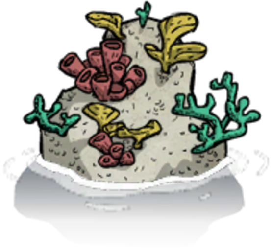 Coral Reef - Don T Starve Shipwrecked Coral (555x513), Png Download