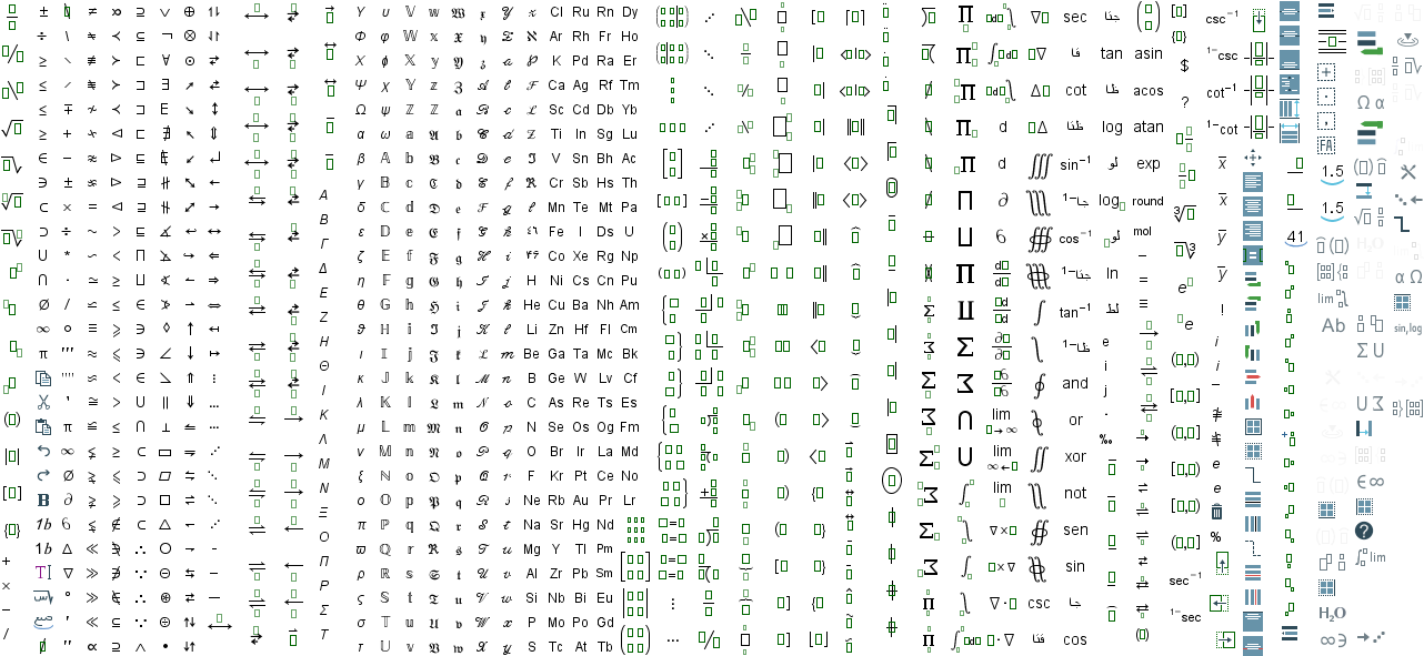 Type And Handwrite Mathematical Notation With The World's - Number (1257x600), Png Download
