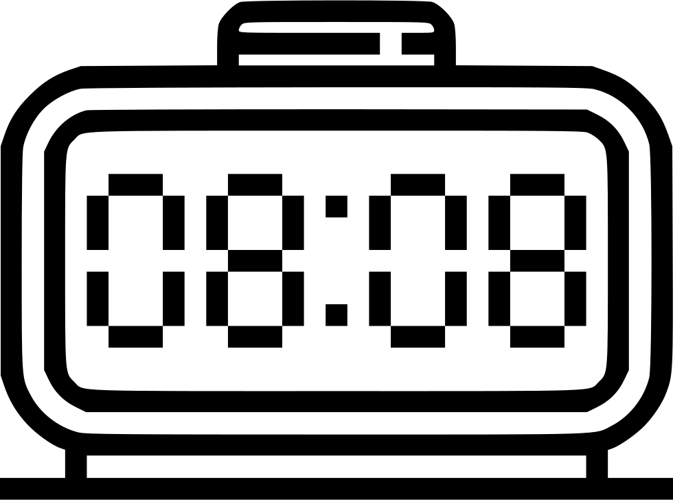 Digital Clock - (980x728), Png Download