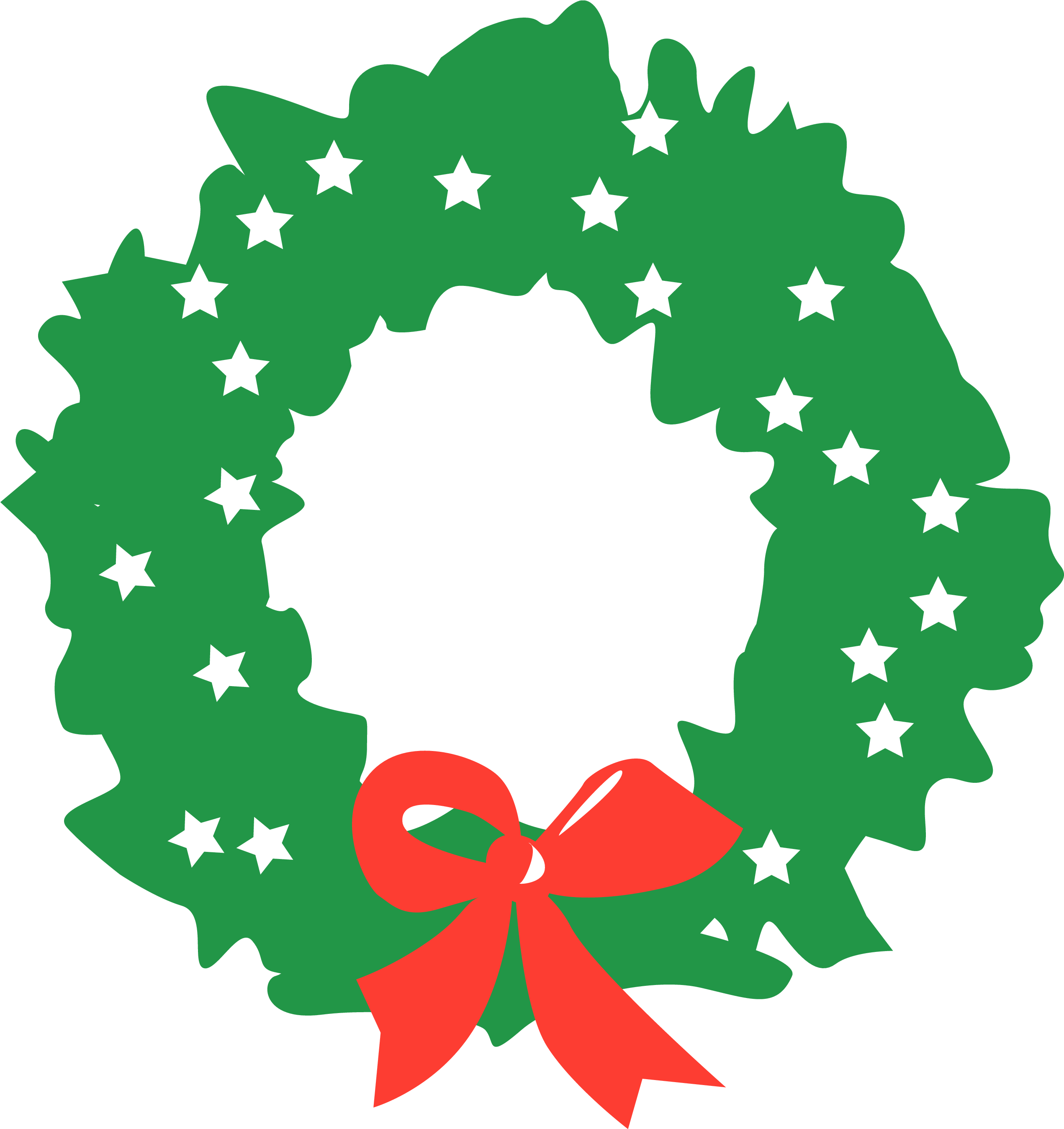 Christmas - Christmas Wreath Png White (2550x2696), Png Download
