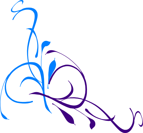Wedding Floral Swirl Clip Art - Clipart For Wedding Png (600x560), Png Download