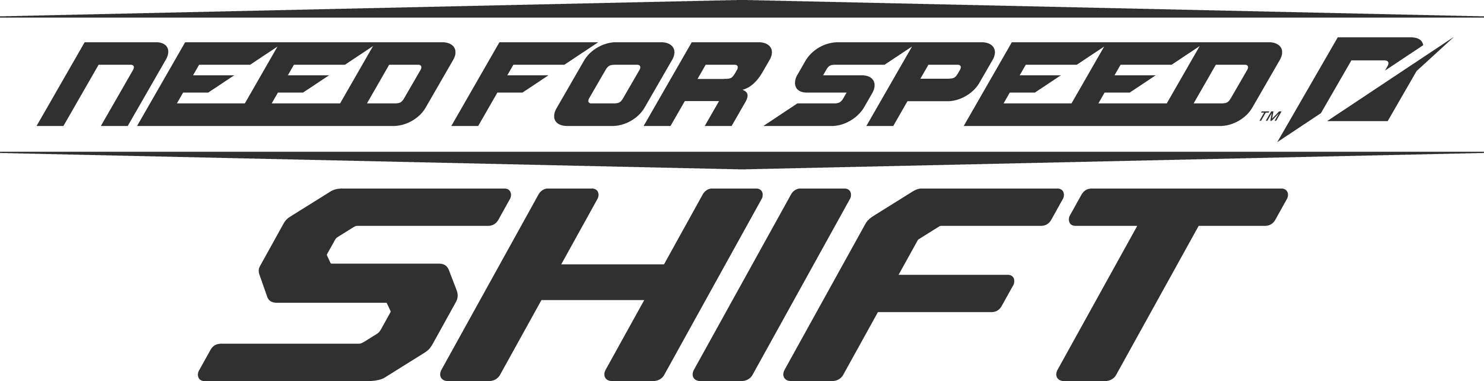 Need For Speed Png - Need For Speed: Shift (xbox360) (used) (3054x784), Png Download
