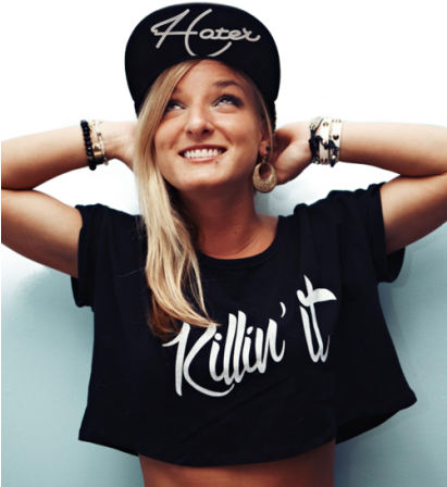 Hip Hop At Peace, Love, Hip Hop - Girl (410x475), Png Download