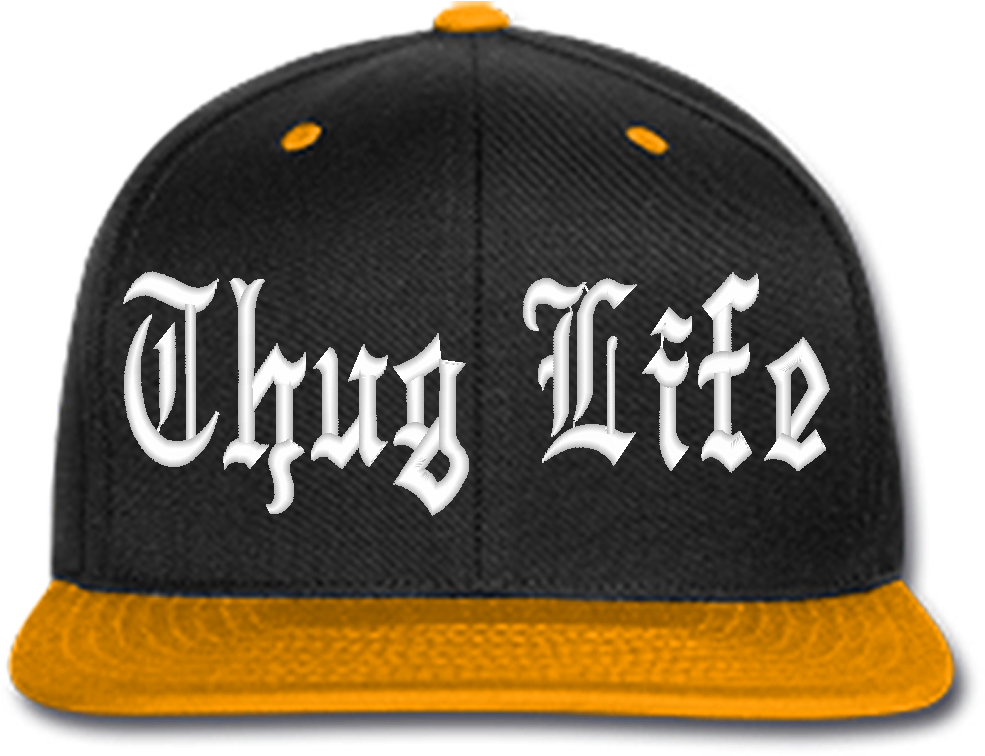 Thug Life Cap Png - Topi Thug Life Png (1000x1000), Png Download