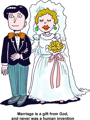 Marriage Gift Clip Art - Marriage Clipart (301x400), Png Download