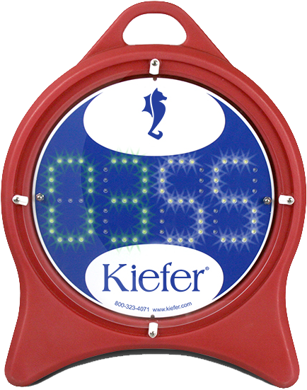 Kiefer 15" Digital Pace Clock - Kiefer 15" Digital Rechargeable Swimming Pace Clocks (600x600), Png Download